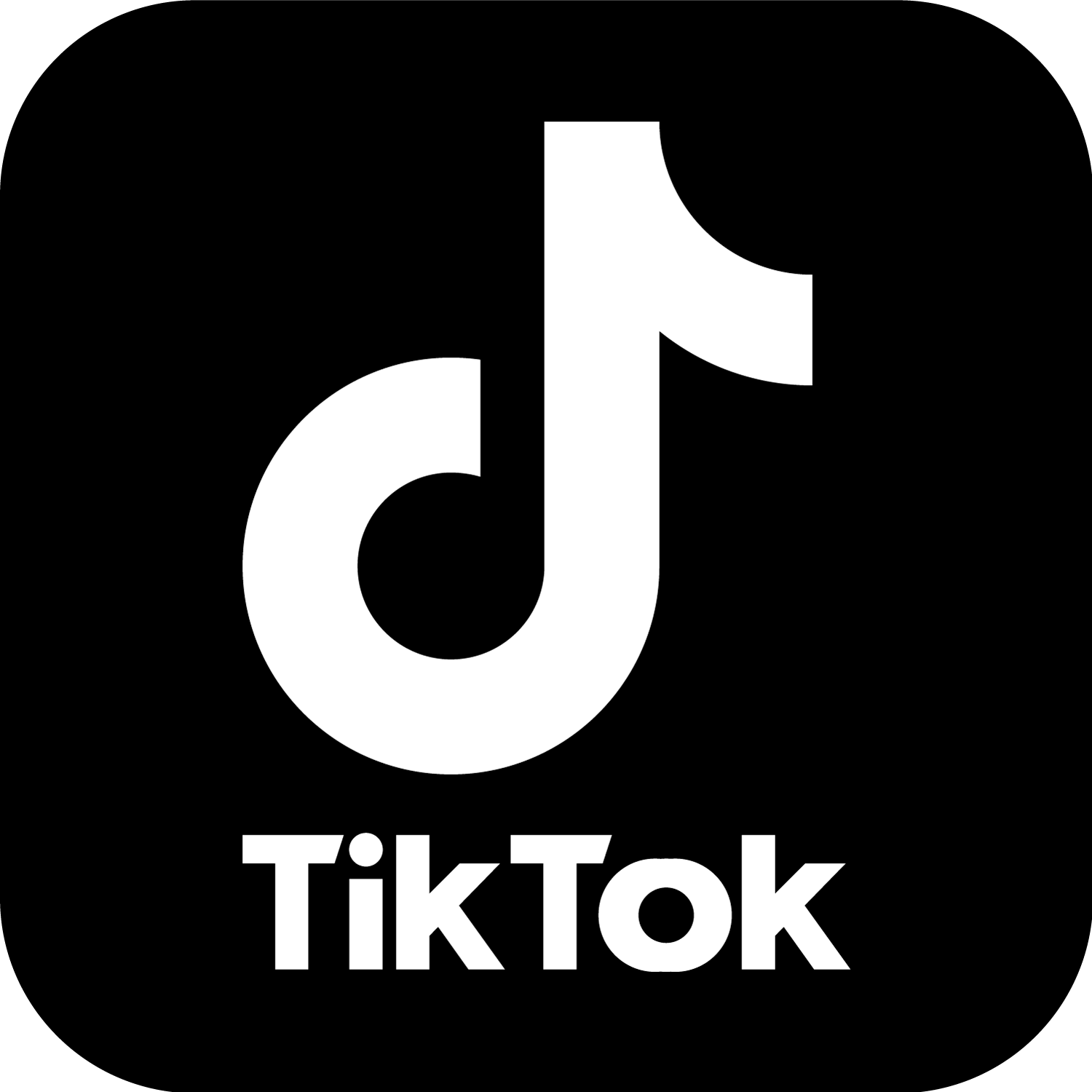 TikTok Logo Black And White title=