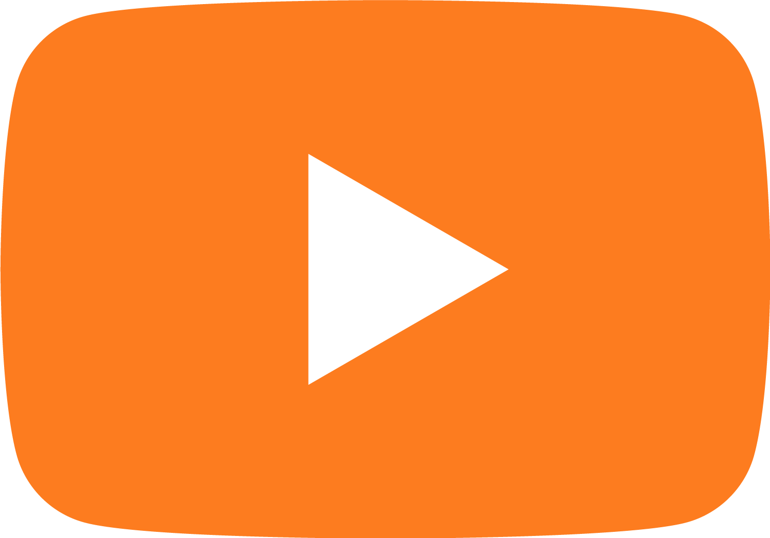 Orange YouTube Logo title=