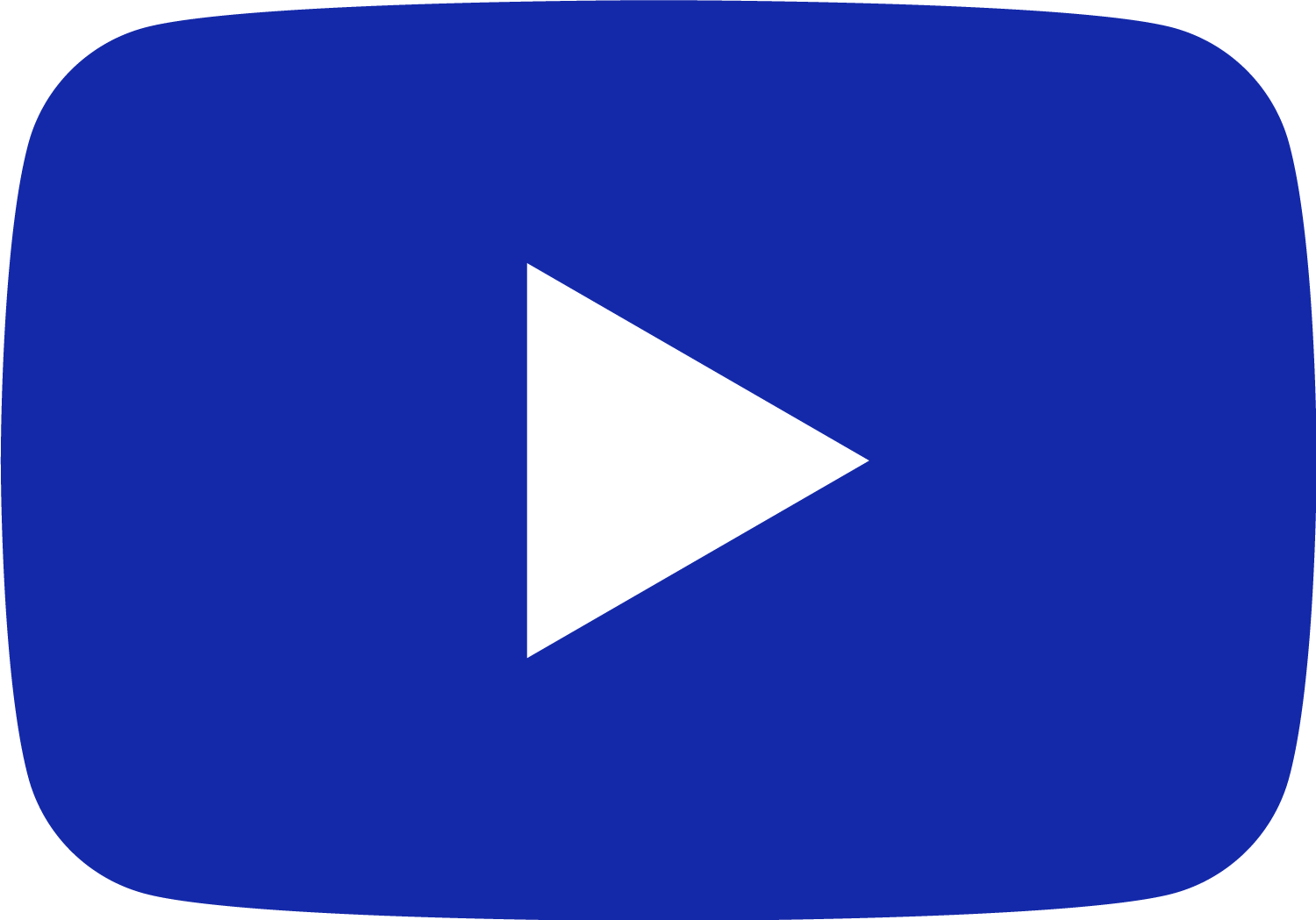 Blue YouTube Logo title=