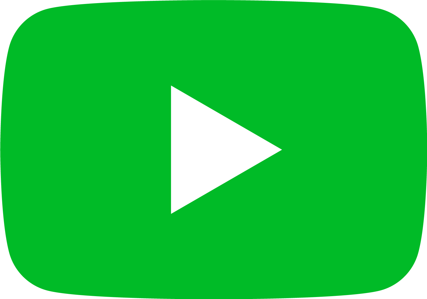Green YouTube Logo title=