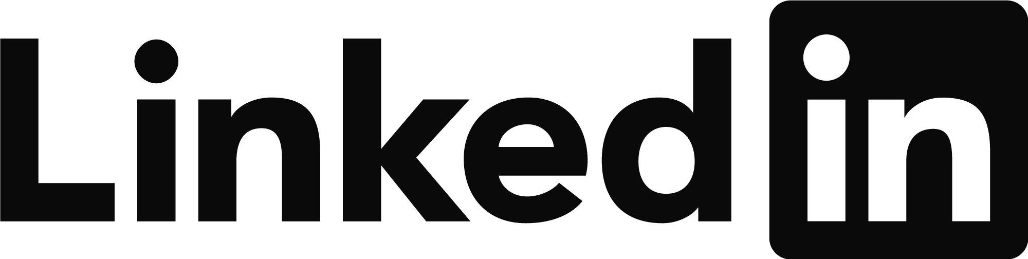 Linkedin Logo Black