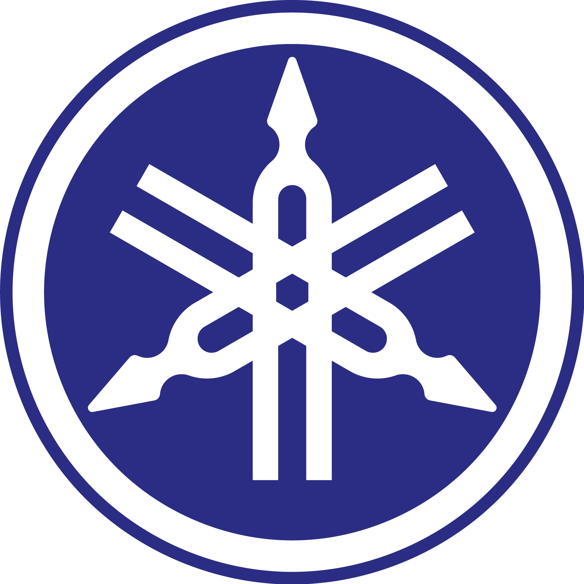 Yamaha Logo Blue PNG