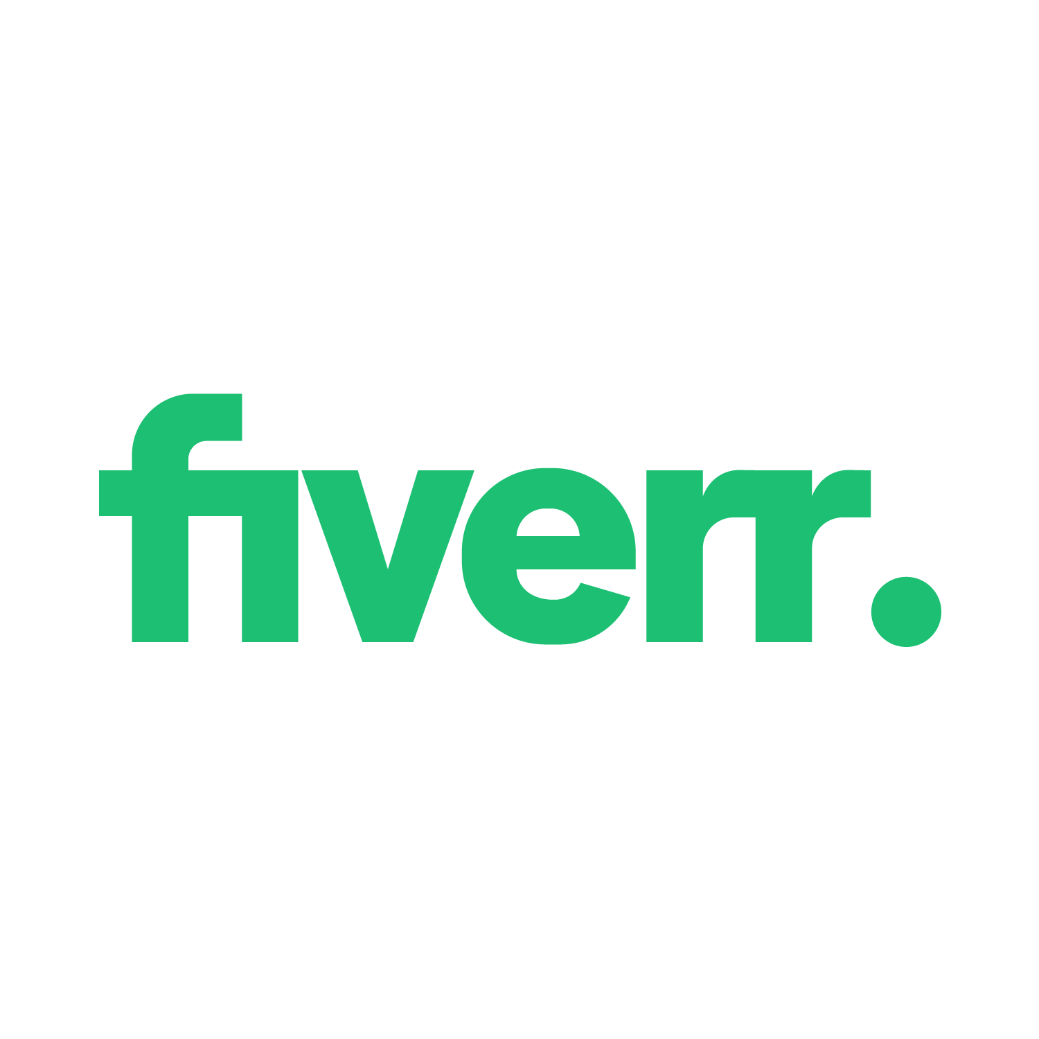 Fiverr Logo White